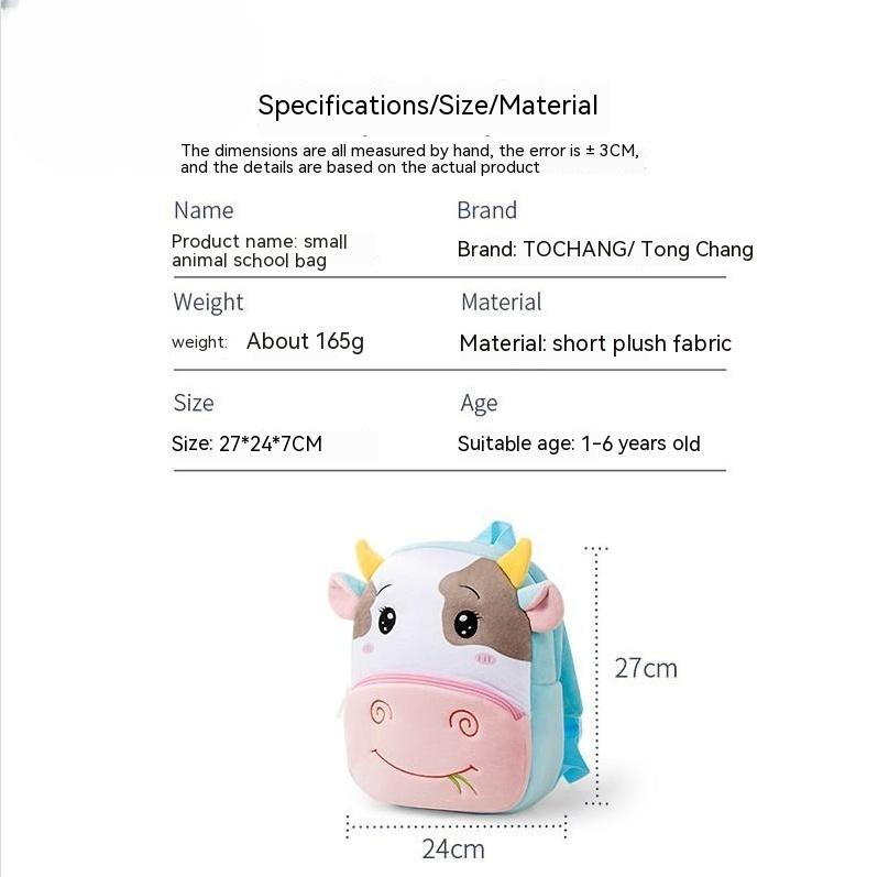 New Plush Children's Kindergarten Cute Child Baby Backpack - Baby Bag - Baby's World (view 3)