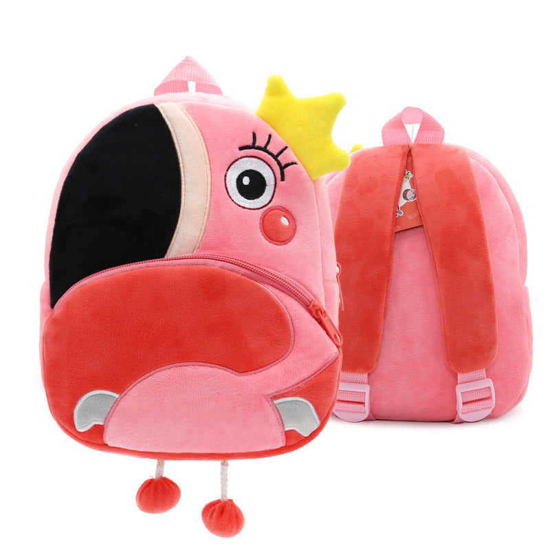 Cute Plush Backpacks Kindergarten Cartoon | Baby's World Bangladesh