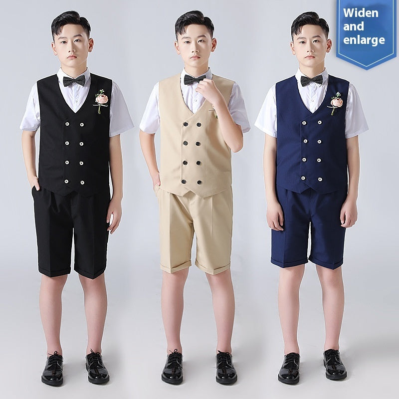 Boys' Plus-sized Plus Size Suit Performance Dress