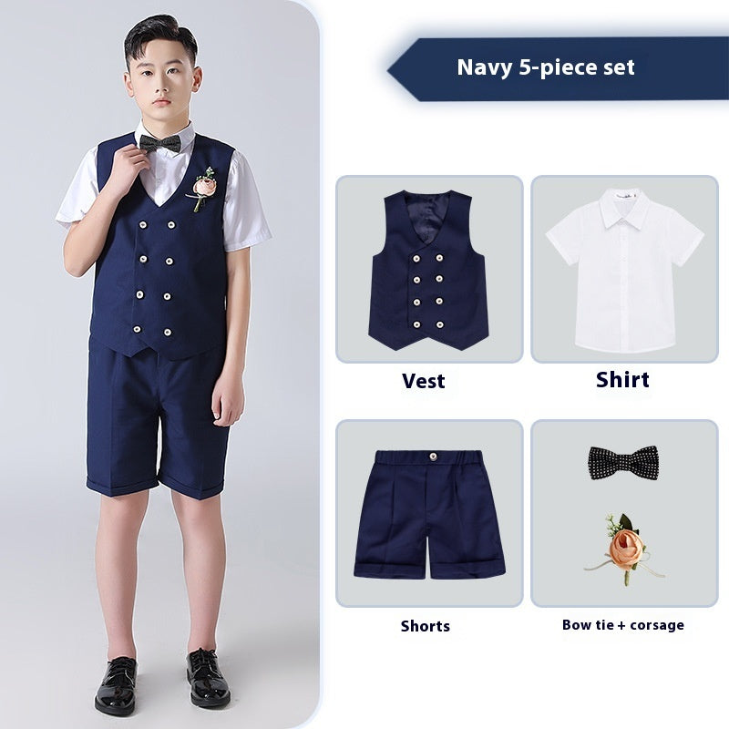 Boys' Plus-sized Plus Size Suit Performance Dress
