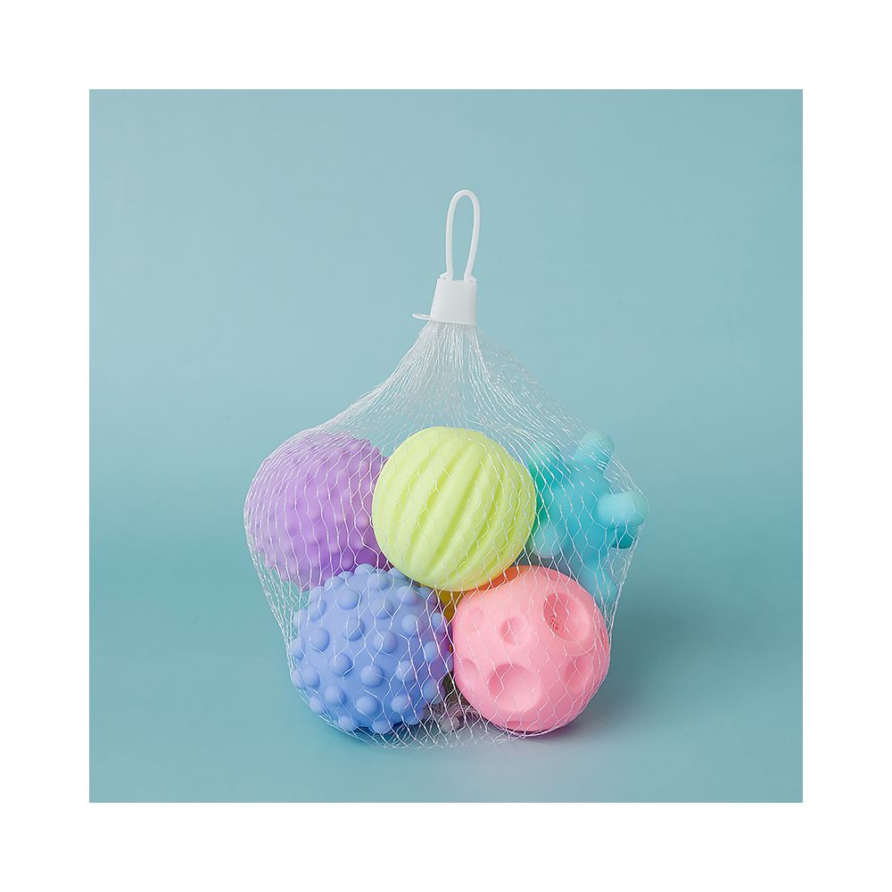Manhattan children s soft rubber ball toy for babies gentle massage sensory stimulation educational bathing and infants