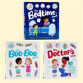 Children s Knowledge Picture Book Sticker Book 3 Books with Reusable Bedtime Habits Stickers English Version