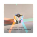 Sun Catcher Color Prism Light Cube Seven Color Refraction Electroplated Desktop Ornament Sunny Girl s Birthday Gift