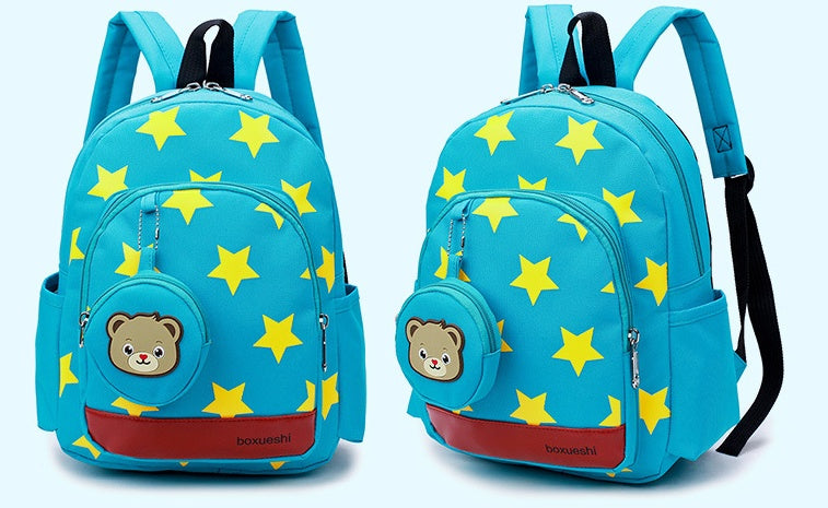 A small bear nursery school bag double | Baby's World Bangladesh