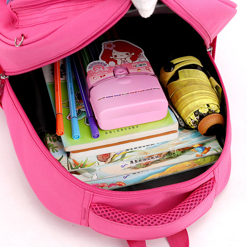 Korean Version Of The Second Grade Children'S Primary Schoolbag Cartoon Girl Spring Outing Backpack Small School Student
