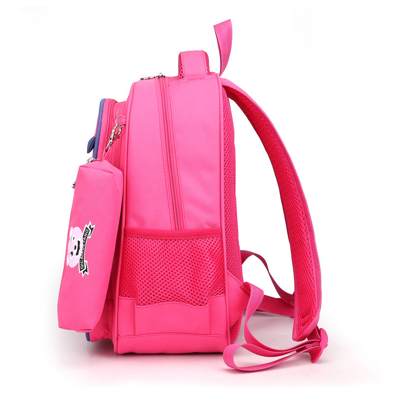 Korean Version Of The Second Grade Children'S Primary Schoolbag Cartoon Girl Spring Outing Backpack Small School Student