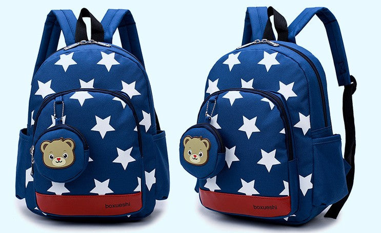 A small bear nursery school bag double | Baby's World Bangladesh