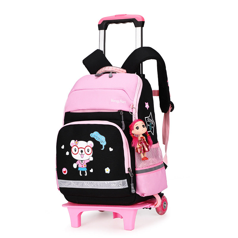 Korean Detachable Trolley Bag For Elementary School Students - Baby Bag - Baby's World (view 3)