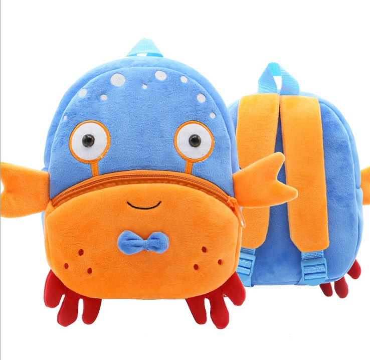 Cute Plush Backpacks Kindergarten Cartoon | Baby's World Bangladesh