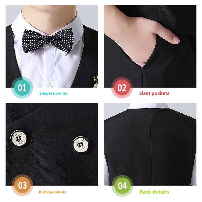 Boys' Plus-sized Plus Size Suit Performance Dress