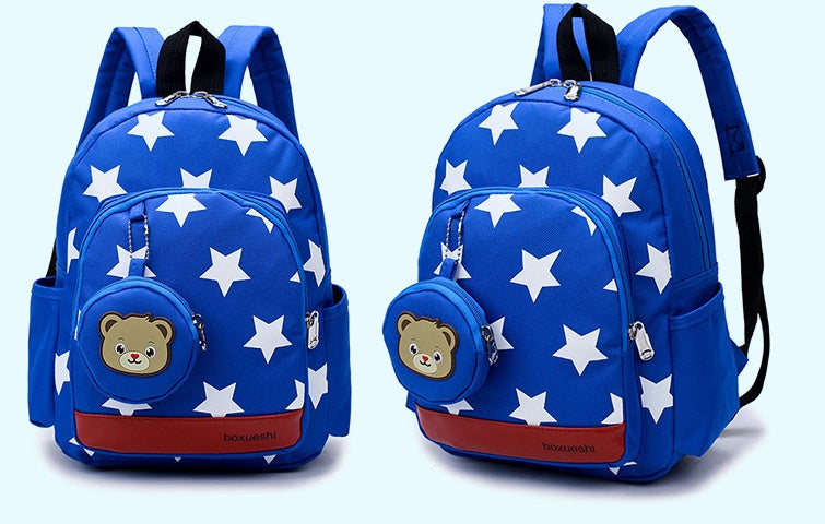 A small bear nursery school bag double | Baby's World Bangladesh