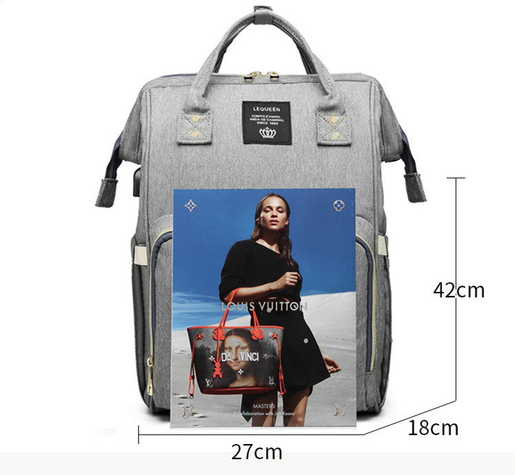 LEQUEEN Multifunctional Large Capacity Mummy Bag - 2026 - Baby Bag - Baby's World (view 4)