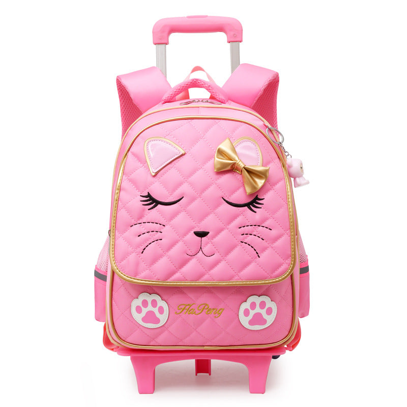Children Two Three - Children's Two-three-wheel Trolley School bag Data cable - Baby Bag - Baby's World (view 6)