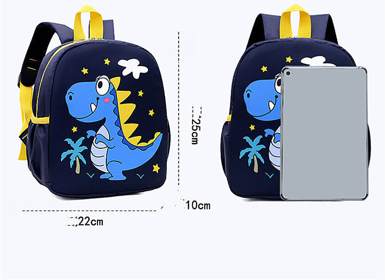 Kindergarten Men And - Kindergarten Men's And Women's Burden Reduction Decompression Anti-lost Fashion All-match School Bag