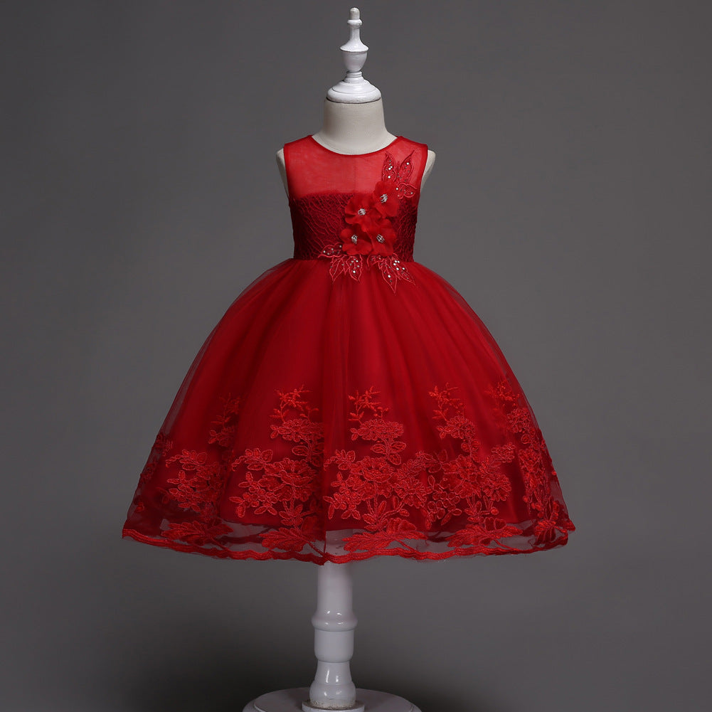 Girls Elegant Party Dress – Stylish Princess Dress for Kids