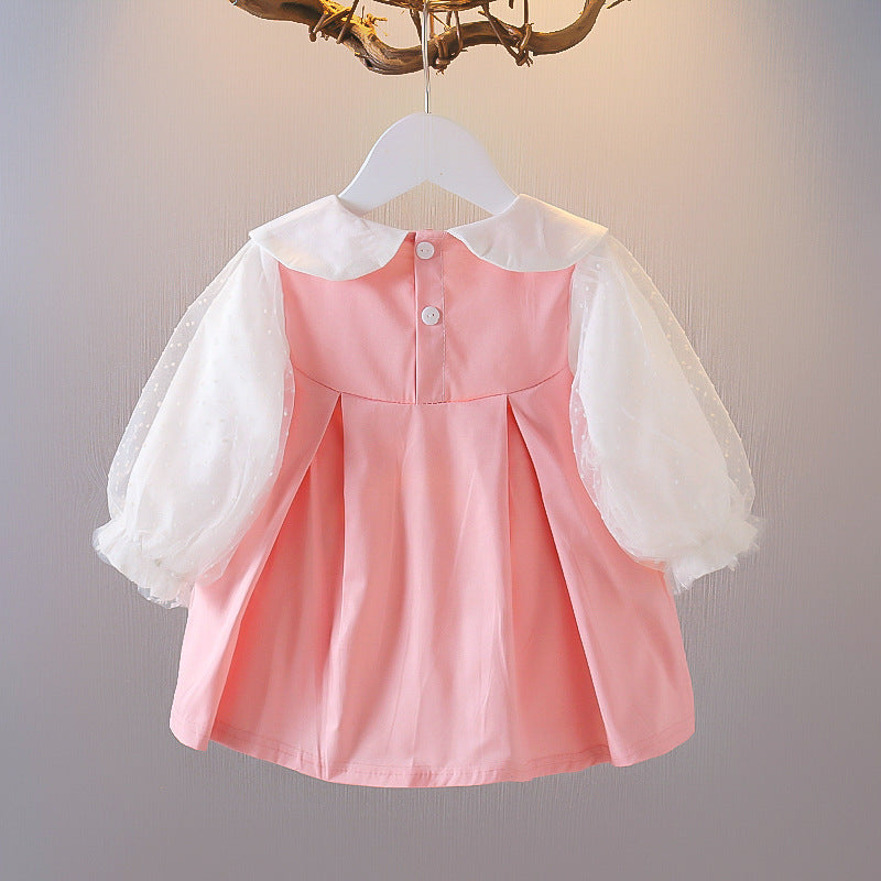 Girls' Dress Spring And Autumn Western Style Baby Baby Children's Skirt