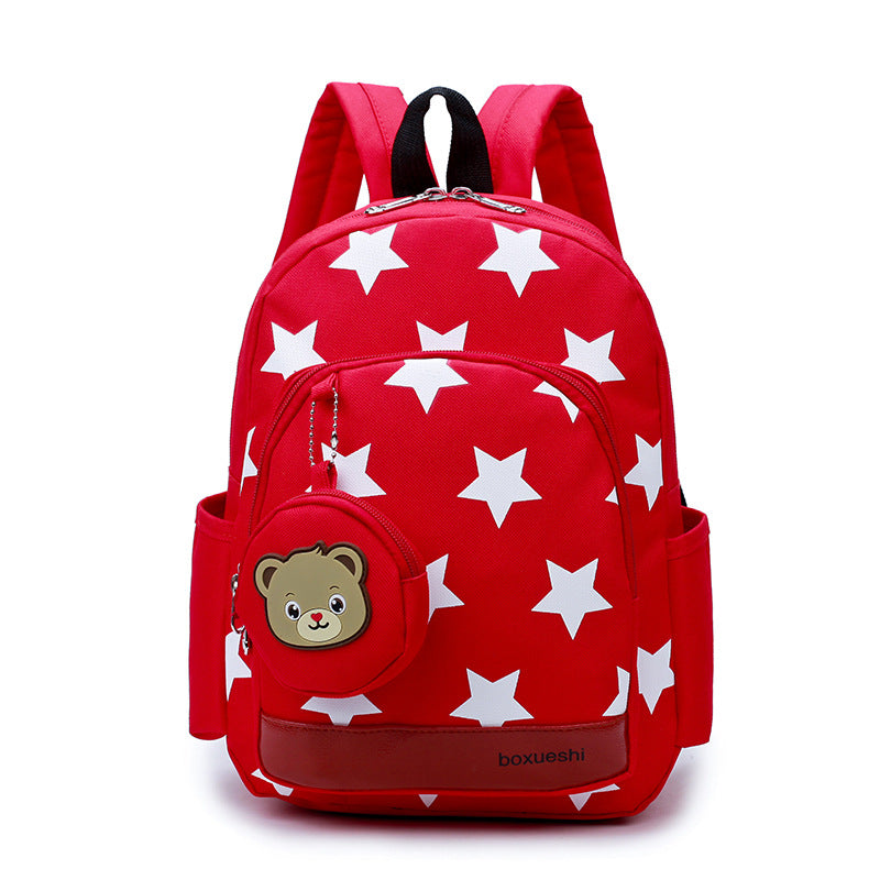 A small bear nursery school bag double | Baby's World Bangladesh