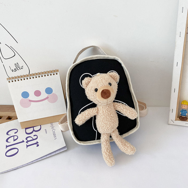 Cute Bear Doll Mini Canvas Kindergarten | Baby's World Bangladesh