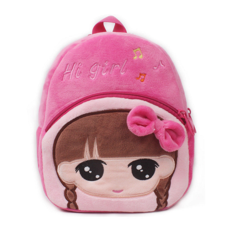 Lovable Year Old - Lovable 1-2 year old boys and girls small books to prevent loss of cartoon Plush bag baby traction rope
