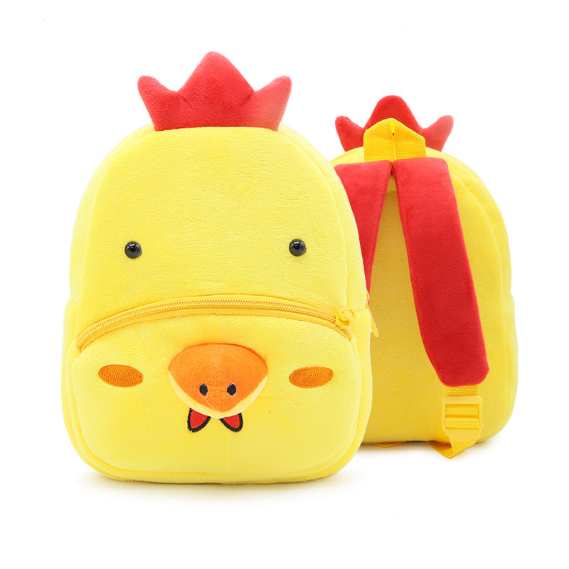 Cute Plush Backpacks Kindergarten Cartoon | Baby's World Bangladesh