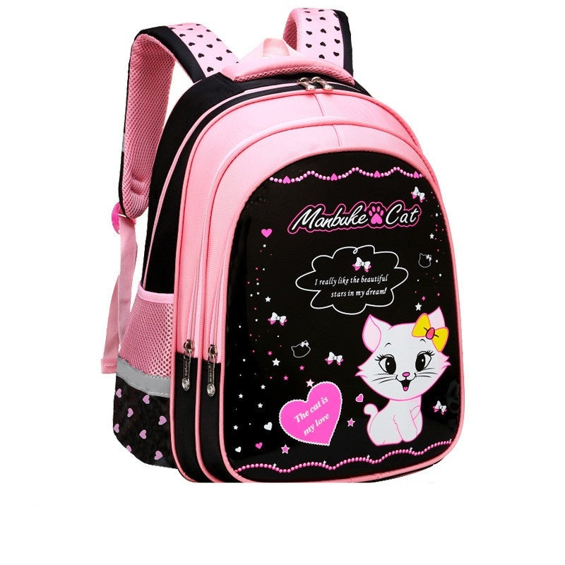 Kids School Cute Cat Print Backpack - Baby Bag - Baby's World (view 6)
