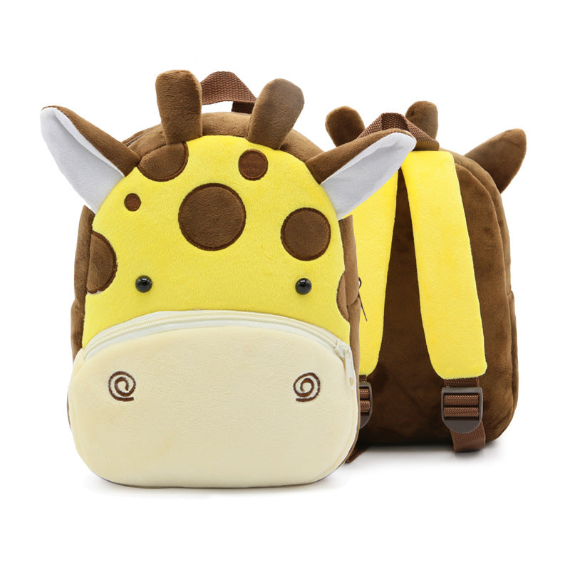 Cute Plush Backpacks Kindergarten Cartoon | Baby's World Bangladesh