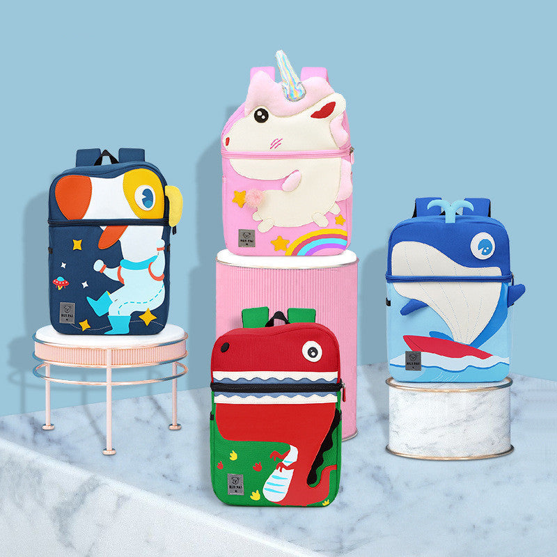 Kindergarten school bag Korean cute children cartoon school bag - Baby Bag - Baby's World