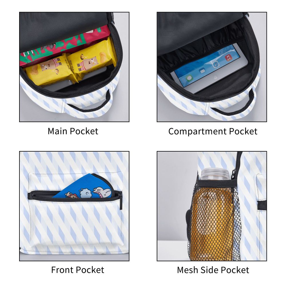 Lightweight Simple And Large Capacity Children's Schoolbag - Baby Bag - Baby's World (view 3)
