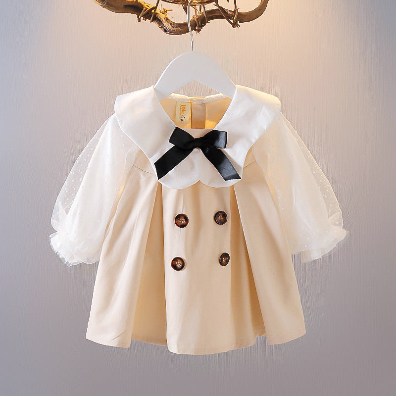 Girls' Dress Spring And Autumn Western Style Baby Baby Children's Skirt