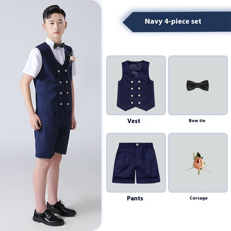 Boys' Plus-sized Plus Size Suit Performance Dress