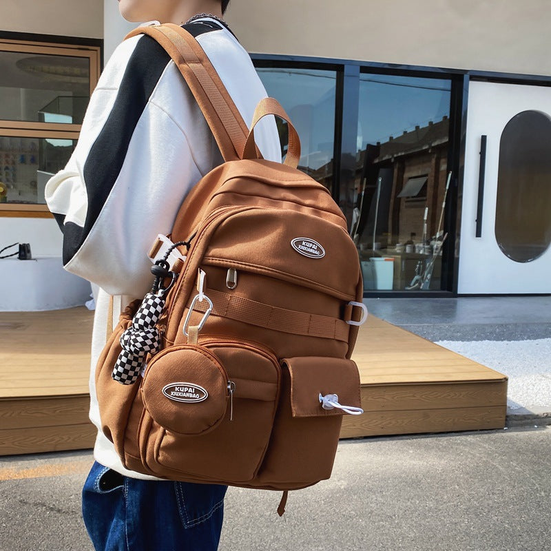 High School And College Student College Style Computer Bag Couple Backpack - Baby Bag - Baby's World (view 3)