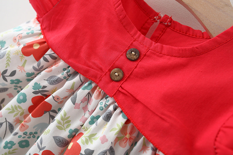Fashion Girls Korean Cotton Dress