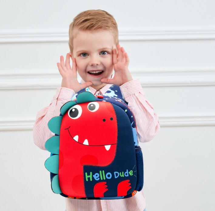 Cartoon Cute Children Kindergarten Dinosaur School Bag -2026 - Baby Bag - Baby's World