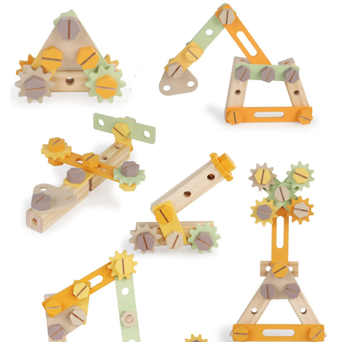 Wooden Tool Bench Simulation DIY Multifunctional Children Repair Play Tool Set for Kids 3 4 5 Year Old Girls Boys Children Gifts