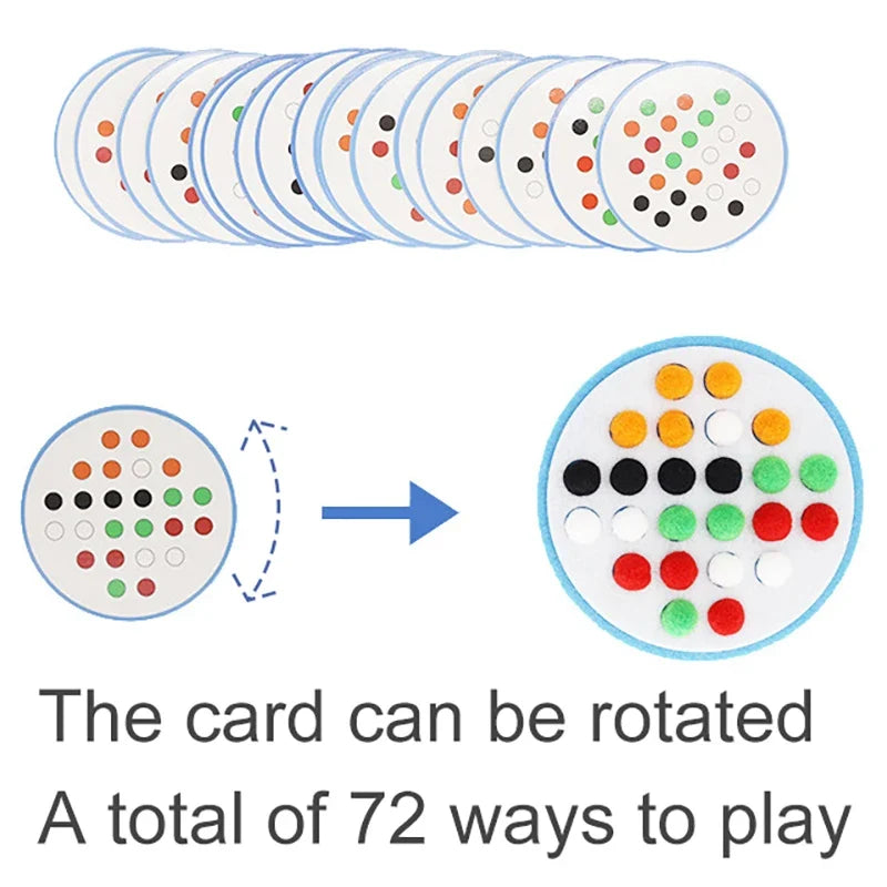 Montessori Didactic Material DIY Math Toy Color Shape Puzzle Matching Game Children Early Educational Learning Toy Teaching Aids