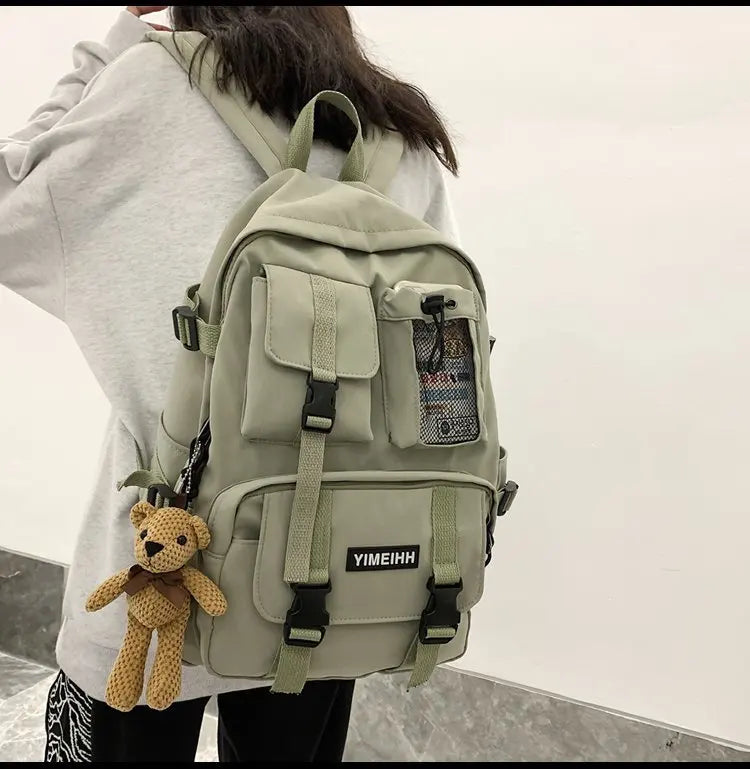 Multifunctional Teenager Laptop Backpack Women Cool Canvas School Bag High Quality Student Backpacks Boy Girl Fashion