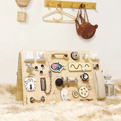 Kid Activity Busy Board Material Diy Accessories Montessori Teaching Aids Baby Busyboard Early Education Learning Skill Toy Part