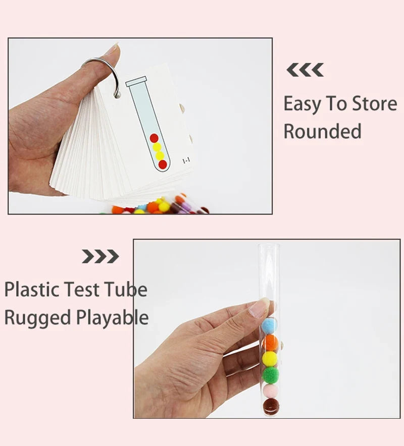 Montessori Didactic Material DIY Math Toy Color Shape Puzzle Matching Game Children Early Educational Learning Toy Teaching Aids
