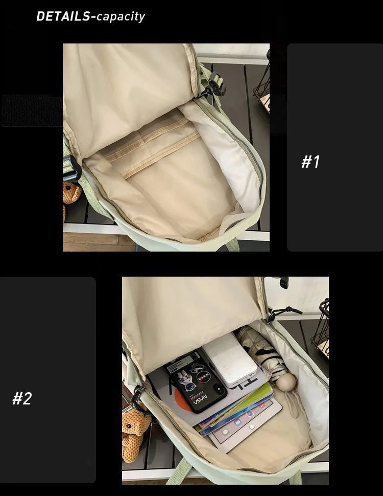 Multifunctional Teenager Laptop Backpack Women Cool Canvas School Bag High Quality Student Backpacks Boy Girl Fashion