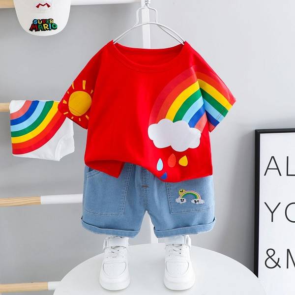 Baby Rainbow Dress Bangladesh | Original Imported Cute Baby Party Dress