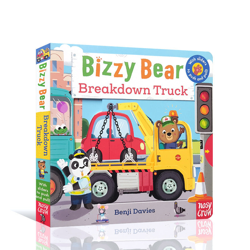 Baby Early Education Bizzy Bear Busy Bear Picture Book Sing Along with Me Push-Pull Book
