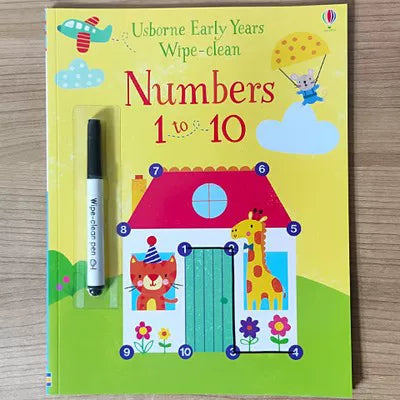 Erasable and reusable English learning workbook