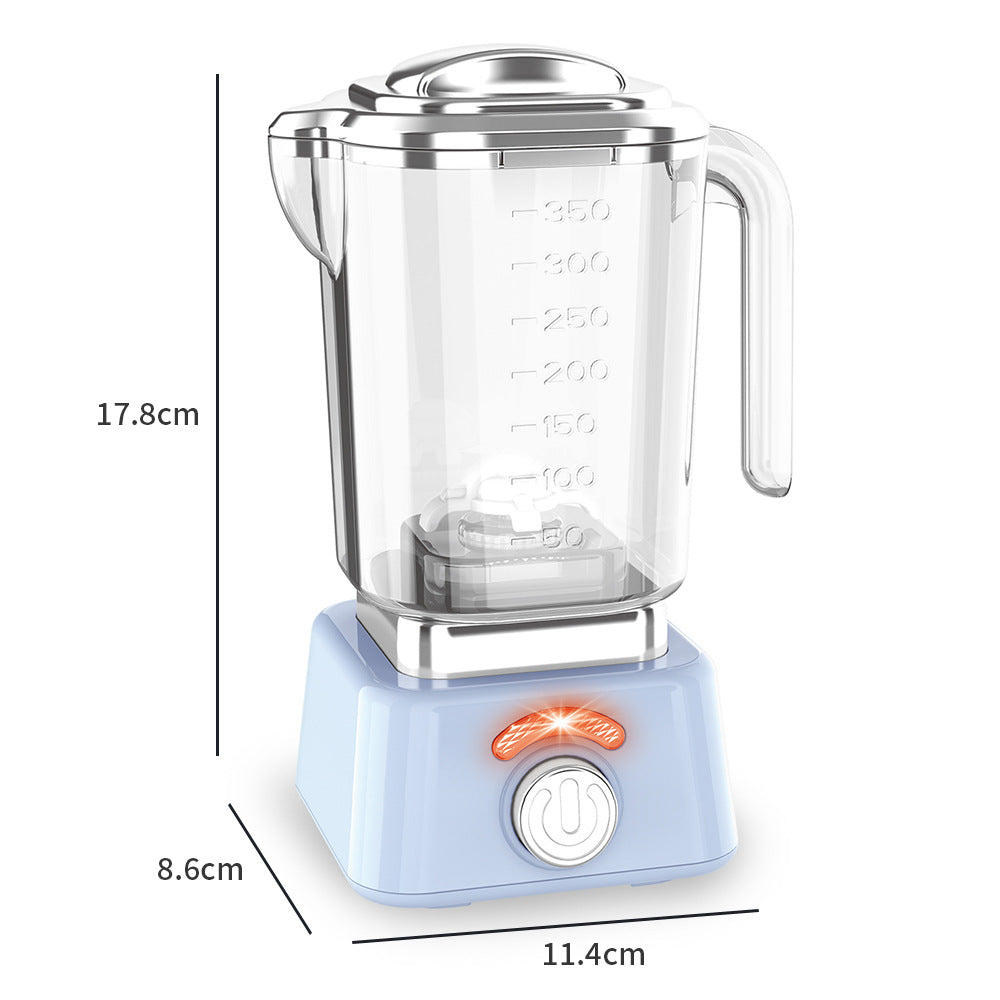 Cross-Border Foreign Trade Kitchen Pretend Play Toys Children's Realistic Electric Light and Sound Effects 4-in-1 Small Appliance Toy Set