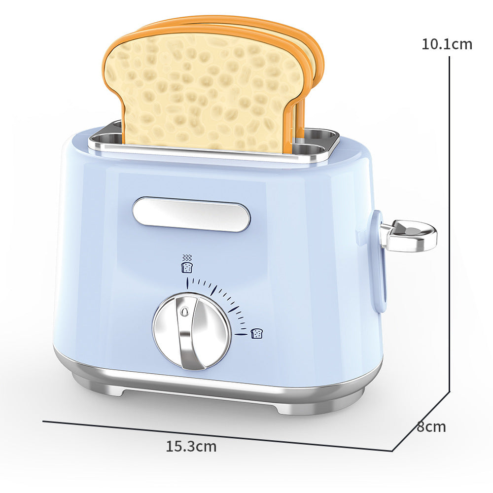 Cross-Border Foreign Trade Kitchen Pretend Play Toys Children's Realistic Electric Light and Sound Effects 4-in-1 Small Appliance Toy Set