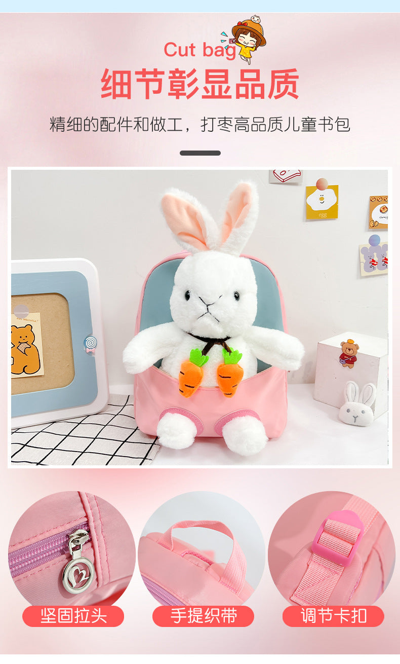 Plush 3D Rabbit Backpack for Boys Girls | Baby's World Bangladesh
