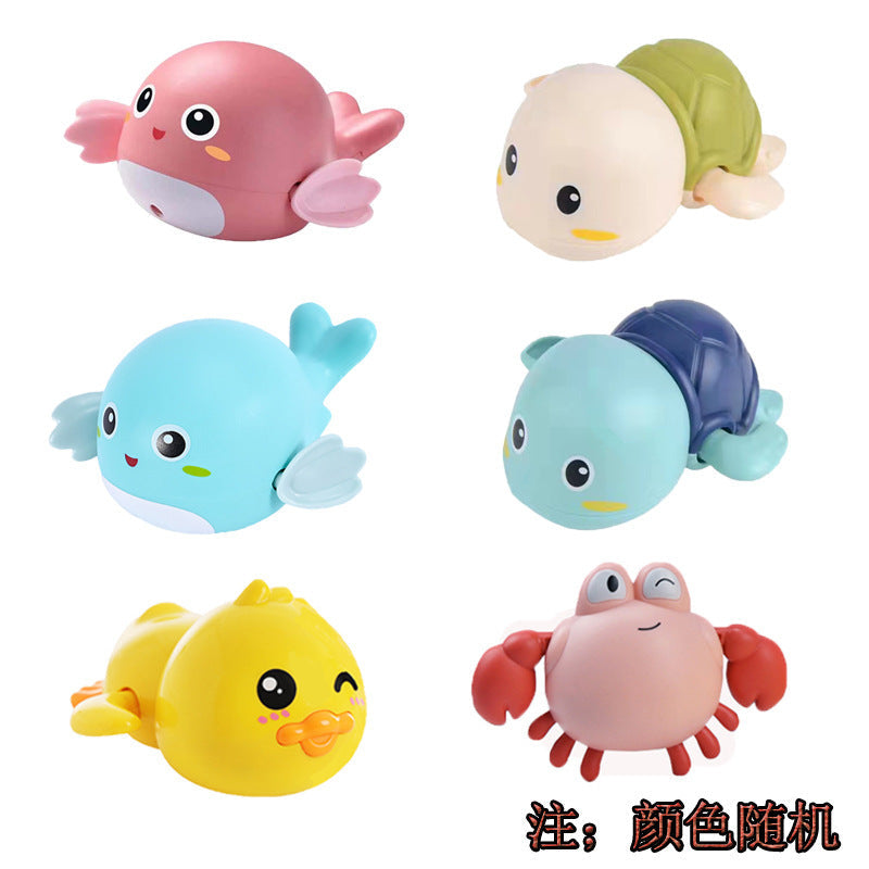 Tiktok Bath Toys for Children, Small Dolphins Swimming in Water, Baby Kids Playing with Water, Little Ducks, Little Turtles for Boys and Girls