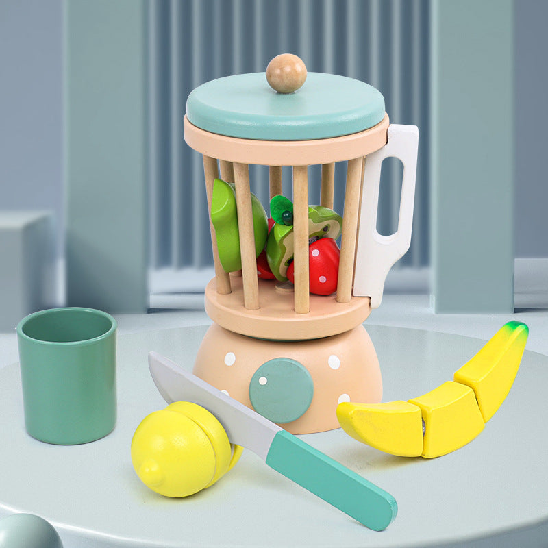 Kids Pretend Play Tea Set & Dessert Set, Role-Play Wooden Toys for Preschool Kindergarten, Imaginative Housekeeping Pretend Play
