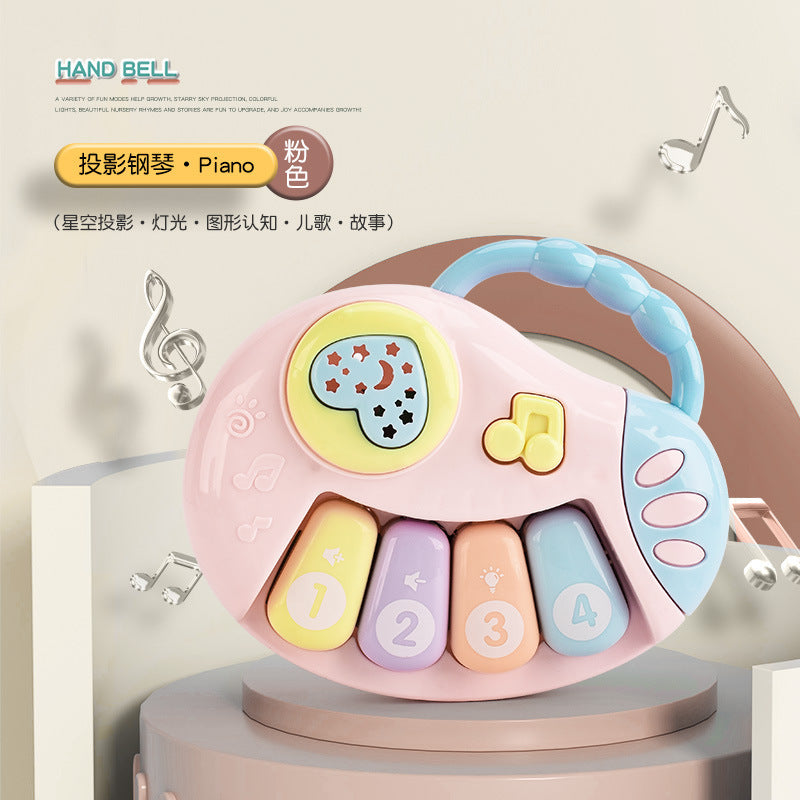 Fun Infant Toys Educational Early Education Baby Soothing Artifact Music Story Grasping Training Hand Drum Rattle