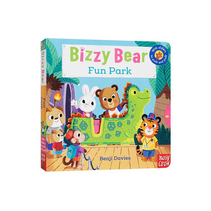 Baby Early Education Bizzy Bear Busy Bear Picture Book Sing Along with Me Push-Pull Book