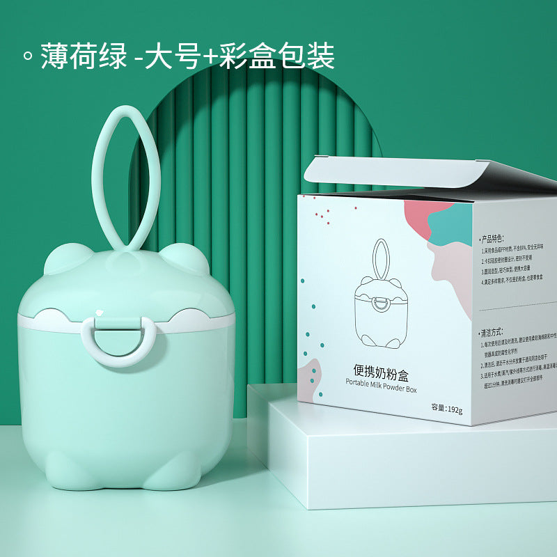 Baby Milk Powder Box Portable Outgoing Sealed Moisture-proof Sub-packaging Box Storage Tank Supplementary Rice Noodle Boxed